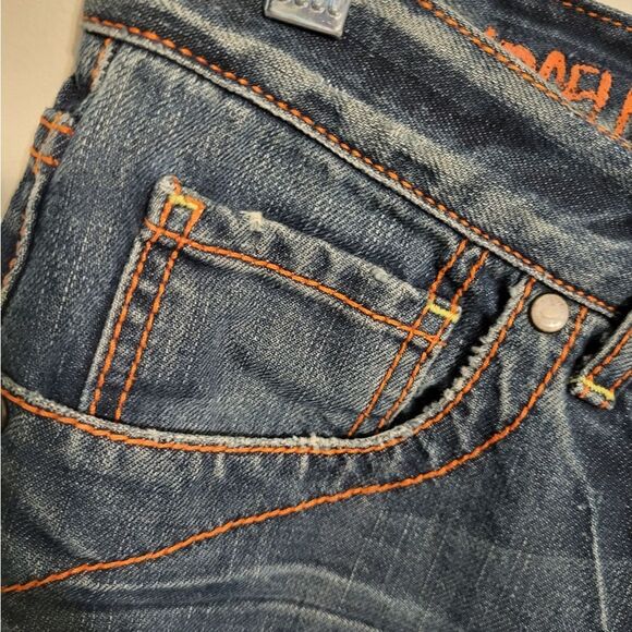 Custo Barcelona Mens Straight Blue Jeans, Waist 32x32 - Picture 10 of 14